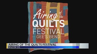 Airing of the Quilts Festival happening in Gees Bend on Oct 12 [upl. by Christiano]