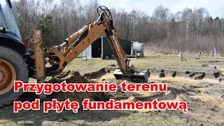 Wykop i wyrównanie terenu pod płytę fundamentową  Cykl 2 Odcinek 3 [upl. by Akzseinga]