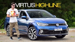 Volkswagen Virtus Highline 2024  ESSE É O MELHOR SEDAN COM MOTOR 10 TURBO [upl. by Valdas]