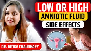 Low or High Amniotic Fluid During Pregnancy side effects  Pregnancy Tips [upl. by Zina]