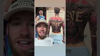 LaMelo Balls New Back Tattoos Are INTENSE [upl. by Pirbhai]