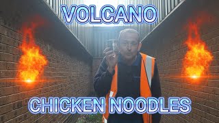 Volcano Chicken Noodle Review [upl. by Kingsley]