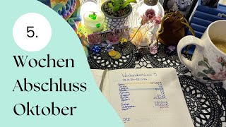 5 Wochenabschluss und wie schließe ich den Oktober ab Monatsabschluss Oktober budgeting [upl. by Elacim]