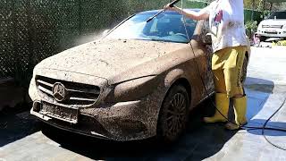 I washed the 4 muddiest luxury cars in the world [upl. by Aicilihp242]