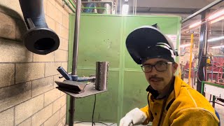 Weldingschool  day 1 and 2  uphill welding 6013 and 7016  avondschool lassen [upl. by Janean]