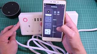 WiFi Smart Socket 13A WiFi 智能拖板開箱 [upl. by Irrot]