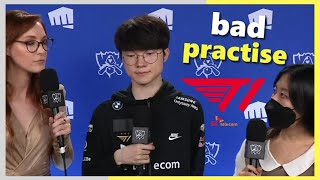 Faker on what went wrong for T1 in World Finals vs DRX [upl. by Ameline964]