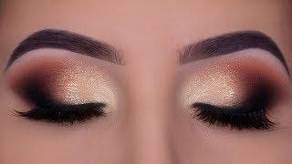 Smokey Glamorous Eye Makeup  Bridal Makeup Inspiration [upl. by Enailuj849]