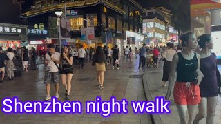 china Shenzhen night walk 2024 [upl. by Esiuol]