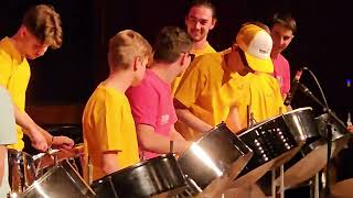 Panergy youth steel drum band from Telfs Austria performing on 18324 Turn it up and dance [upl. by Spark619]