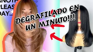 Tutorial DEGRAFILADO en pelo largo  Técnica increíble y práctica2021 [upl. by Kimmie694]