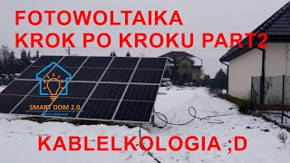 Fotowoltaika na ziemi  Montaż paneli krok po kroku D [upl. by Krishna61]