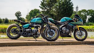 Building TWO Custom Triumphs at Once  Speed Triple RR Build and Bobber Mini Restoration [upl. by Salis]