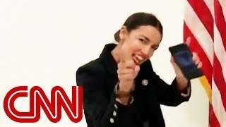 Rep OcasioCortez responds to critics with dance [upl. by Atikir]