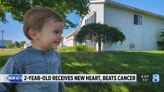 ‘Roman Reigns’ 2yearold receives heart beats cancer [upl. by Nilerual]