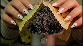 ASMR Beeswax Wrap Scratching Only No Talking [upl. by Aksehcnarf780]