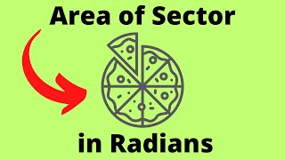 Area of a sector in Radians [upl. by Standice]