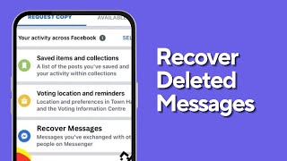 How to Recover Deleted Messages on Messenger [upl. by Drawyah456]