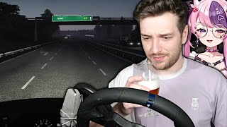 DRINKING amp DRIVING in Euro Truck Simulator 2 [upl. by Ear]