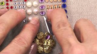 How to Use Adhesive Rhinestones  An Annies Tutorial [upl. by Maggee]