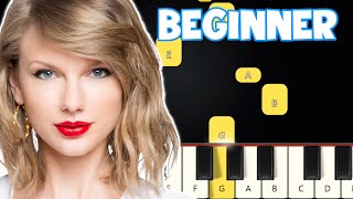 Enchanted  Taylor Swift  Beginner Piano Tutorial  Easy Piano [upl. by Nnyroc593]