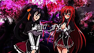 ⚡Akeno X Rias🌹 AE edit highschooldxd [upl. by Camroc608]