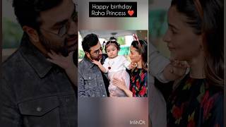 Happy birthday Raha Princess ❤️❤️❤️ rahakapoor aliabhatt ranbirkapoor happybirthday two shorts [upl. by Yeniar]