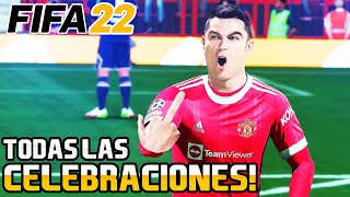 TODAS LAS CELEBRACIONES Y CELEBRACIÓN SECRETA de FIFA 22 ⚽🔥 [upl. by Solange]