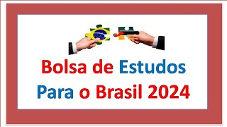 Bolsa de estudo para o Brasil [upl. by Mathis658]