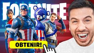 FORTNITE Sort des SKINS Spéciaux ELECTIONS PRESIDENTIEL [upl. by Karna450]