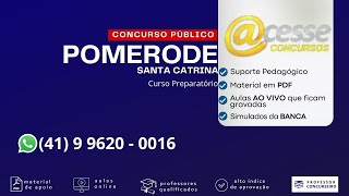 Estatuto do Servidores Públicos do Município de Pomerode  SC  concurso público [upl. by Wren]