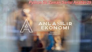 Anlaşılır Ekonomi Python ile Zaman Serisi29 ACF ve PACF [upl. by Atrim]