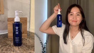 Kose Sekkisei Treatment Creansing Oil  Review [upl. by Viv]