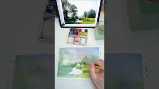 Immersive Painting Process Appreciation painting inkpainting [upl. by Laucsap]