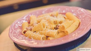 Delicious Rigatoni Carbonara Recipe [upl. by Aikaj]