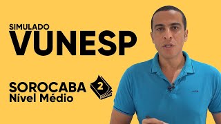 PORTUGUÊS  SIMULADO CONCURSO DE SOROCABA  NÍVEL MÉDIO  VUNESP 2020  Parte 2 [upl. by Ettedranreb]