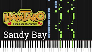 Sandy Bay  Hamtaro Ham Ham Heartbreak Piano Tutorial Synthesia [upl. by Anaidni132]