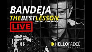 Bandeja in padel  The best LIVE session you will ever watch Seat back and enjoy it [upl. by Shaina]