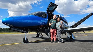 Cirrus Vision SF50 Jet  My First Flight Over the Grand Canyon [upl. by Goodman198]