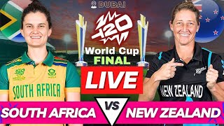 SA vs NZ Women Live T20 World Cup Final  SAW vs NZW T20 WC 2024 Live South Africa v New Zealand In2 [upl. by Ylebmik320]