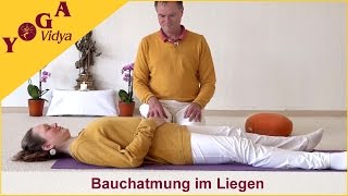 Bauchatmung im Liegen – Pranayama Atemübung für Entspannung und Zentrierung [upl. by Carboni]