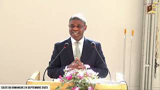 Discours Biblique Fr JeanBosco SAMBI Culte du Dimanche 24 Septembre 2023 [upl. by Ehrsam408]