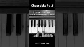 Chopsticks Piano Tutorial  Part 2  with Portland Piano Lessons [upl. by Montfort376]