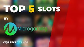 Best 5 slots by Microgaming [upl. by Arymahs]