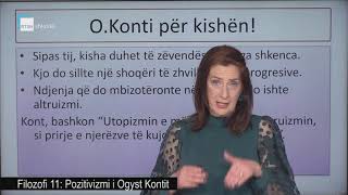 Filozofi 11  Pozitivizmi i Ogyst Kontit [upl. by Anitnamaid]