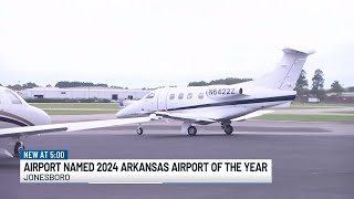 Jonesboro Municipal Airport receives Airport of the Year Award [upl. by Hynda994]