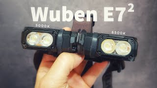 Wuben E7 5000K vs 6500K  🔦🔦🔥What will it be like when both are on TURBO😁 [upl. by Cynthla]