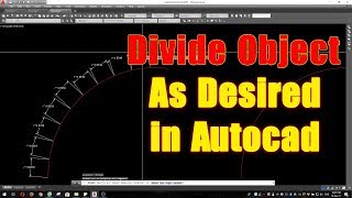 Lisp autocad  Lisp divide object in autocad [upl. by Itoyj674]