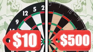 CHEAP VS EXPENSIVE DARTBOARD [upl. by Fitton]