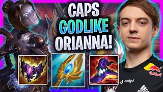 CAPS GODLIKE ORIANNA GAME  G2 Caps Plays Orianna Mid vs Galio  Season 2024 [upl. by Foushee]